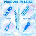 32 Pcs Shark Themed Bubbles Wands Cute Bubbles Party Favors for Adult Summer Activity Animal Birthday Party Goodie Bag Stuffers Gifts Wedding Supplies