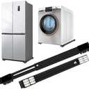 Lemtrflo Extendable Appliance Rollers for Washer and Dryer,Mobile Washing Machine Base, Wheels for Appliances Sliders,Heavy Duty Appliance Dolly,Appliance Mover for Refrigerators,Washing Machines, 3Pieces