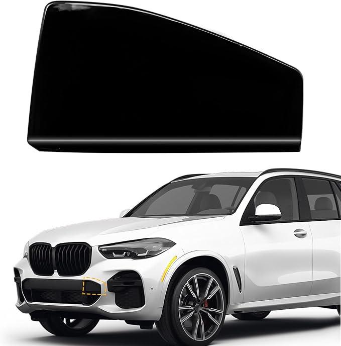 TOPUS Front Bumper Tow Hook Cover for BMW X5 G05 M Sport /M50i 2019-2022 Trailer Hook Eye Lid Cap (Black, Left Driver Side)