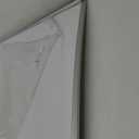VIZ-PRO Magnetic Dry Erase Board, 48" x 24", Silver Aluminium Frame