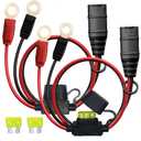 2 Pack GC002 X-Connect fit for NOCO Battery Charger Accessories, M6 (1/4in), XL Eyelet Terminal, Smart Batteries Trickle Charger Cable