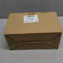 Gift Bags 8.25"X5.9 "X3.15" 100pcs Brown Kraft Paper Bag with Handles for Small Business Christmas Bulk, Wedding, Party Favor, Shopping, Lunch, Halloween Trick-or-Treat Bags