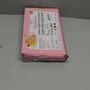 BUYGER Kids Wooden Tea Party Set for Little Girls Toddler Pretend Play Food Kitchen Accessories Princess Birthday Gifts for Ages 3 4 5 Years Old