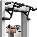 EAST MOUNT Doorway Pull Up Bar, Adjustable Height, Leave Installed, Full Range Pull-Ups, No Drill Home Gym Equipment, Multi-Grip Pull Up Bar, Holds up to 440 LBS