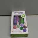 Silicone Magnetic Balls, Fidget Toys, 12-Pack Stress Relief Toys for Adults, Teens, Sensory Toy for Fingers Hands, Quiet Office Desk Toys with Textures, Magnet Fidget Fun Gift (2 Pack(Green+Purple))