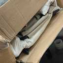 Lazy Chair with Folding Ottoman Modern Large Accent Chair,Contemporary Lounge Leisure Sofa Chair with Armrests Upholstered Sofa Armchair Reading Chair for Bedroom,Dorm & Office (Beige-f)