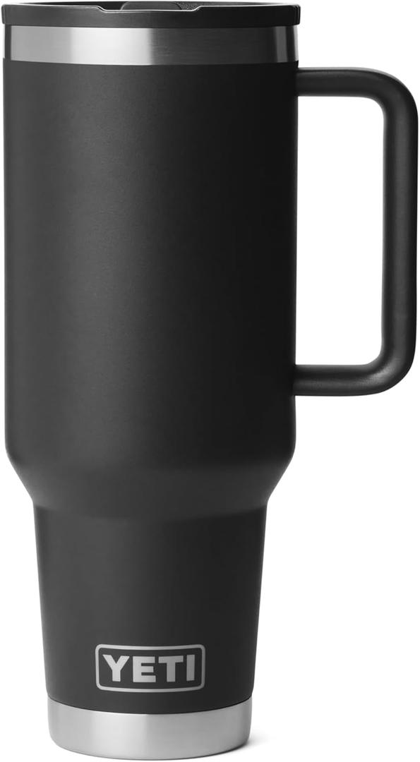 YETI Rambler 40 oz Travel Mug with Flip Straw Lid Stainless Steel, Vacuum Insulated, Leakproof, Cup Holder Friendly