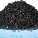 Timgle Bulk Water Air Filter Activated Charcoal Coconut Hull Granular Activated Carbon 10-18 Mesh Water Distiller Charcoal Filters Media for Filtration(6.6 Lbs)