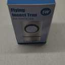 Fan Powered Fruit Fly Trap Flying Insect Traps Indoor Bug Catcher for Mosquitoes Gnats Fruit Flies Mosquito Killer Effective Blue & UV Light White