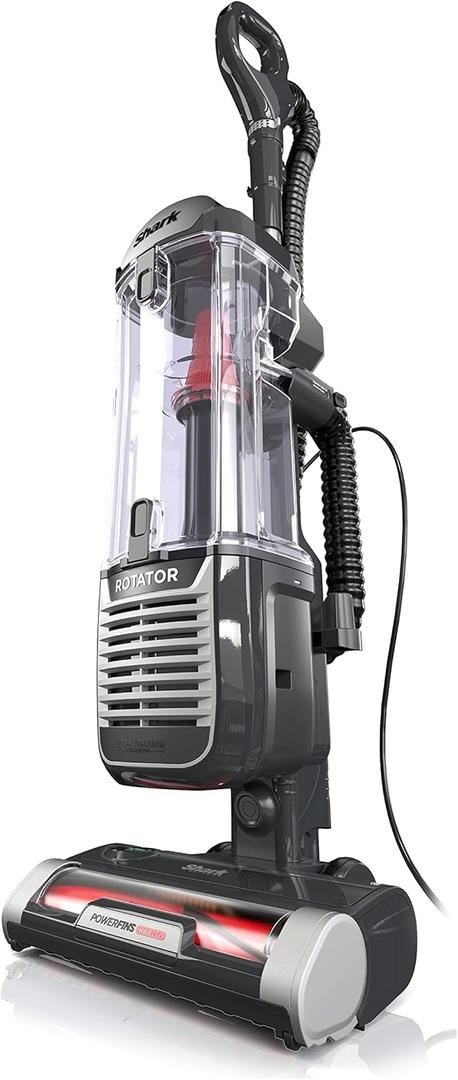 Shark ZU102 Rotator Pet Upright Vacuum with PowerFins HairPro & Odor Neutralizer Technology, Charcoal, 2.9 L Dust Cup 