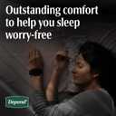 Depend Night Defense Adult Diapers, Incontinence & Postpartum Bladder Leak Underwear for Women, Disposable, Overnight, Medium, Blush, 15 Count