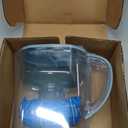 Brita Small 6 Cup Water Filter Pitcher, 1 BritaPlus Filter, Metro, Stone Blue