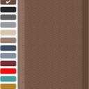 Ophanie Kitchen Mats for Floor, 3/4 inch Thick, 17x28 Anti Fatigue Cushioned Mat, Kitchen Rugs, Waterproof, Comfort Ergonomic Standing Mat for Office, Home, Sink, Grey Non-Slip Ridged Bottom