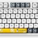 Hi75 Gaming Keyboard, 75% Aluminum Mechanical Keyboard Hot Swappable, Creamy Keyboards Wired with Knob Programmable Keys, Custom Keyborad RGB Backlit for PC Gamer - Astronaut, Nimbus Switch