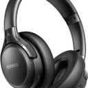 BERIBES Bluetooth Headphones Over Ear, 65H Playtime and 6 EQ Music Modes Wireless Headphones with Microphone, HiFi Stereo Foldable Lightweight Headset, Deep Bass for Home Office Cellphone PC Ect. (Black)