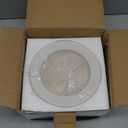 African Violet Pots Self Watering  6.5W x 4.6H Ceramic Self Watering Pots for Indoor Plants with Glazed White Outer Pot & Absorbent Inner Pot for Easy Plant Care