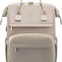 LOVEVOOK College Laptop Backpack, 15.6 Inch Travel Backpack for College, Waterproof Work Backpack Woman for Teacher Nurse Anti-theft Travel Back Pack, Gifts for Women, Dim Grey