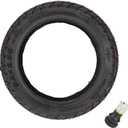 9.5 x 2.5 9.5-inch Rubber Explosion-proof Tubeless Tire + Straight nozzle Replace for NIU Kick Scooter KQi3 Sport/Pro/Max Electric Scooter Tyre Parts