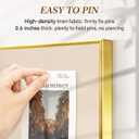 Linen Bulletin Board, 36"x24" Decorative Fabric Pin Board Vision Board