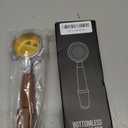 54mm Bottomless Portafilter Breville Compatible Rosewood Handle & Naked 18-21 Gram Filter Basket Included Fits Barista Express, Pro, Touch, Bambino Plus, Infuser, Duo Temp Pro Impress