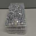 5 x 110Pieces 1/4"-20 Inch Nylon Lock Nuts,SpzcdZa 304(A2-70) Stainless Steel LockNuts for Industrial and Construction Fasteners;Standard Metric Thread Nylock Nuts