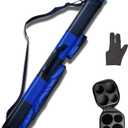 2x2 Hard cue case Square Pool Cue Billiard Stick Carrying Case, 34" x 3.2" x 3.2"