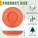 Silipull Biodegradable Clay Pigeons, 25/50/100 Pack Standard 110mm Clay Targets Refill, Skeet Targets Disks High-Visibility Target for Skeet & Trap Shooting, 4.33 x 0.98"