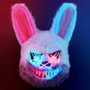 Halloween Purification Mask, Easter Bear/Rabbit Mask Hacker Anonymous V/Costume Party Role Playing Easter Animal Toys