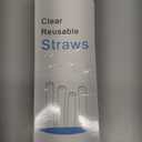 Replacement Straw with Cover Cap for Stanley Cup 40 oz 30 oz 64oz Tumbler, 6PCS Reusable Long Clear Straw with Toppers for Stanley Cup Accessories, Dishwasher Safe, BPA Free, Set of 10