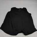 TAIPOVE Womens Extra Long Tunic Tank Tops Cotton Camisoles Basic Layering Sleeveless Black L (Pack of 1)