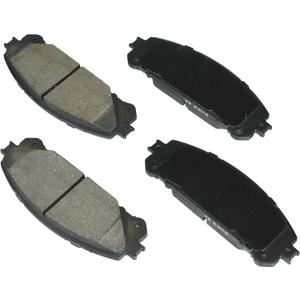 BOSCH BE1324H Blue Ceramic Disc Brake Pad Set w/Hardware - Compatible with Select Lexus NX200t, NX250, NX300/300h, NX350/350h, RX350/350L, RX450h; Toyota Camry, Highlander, RAV4, Sienna + More; FRONT