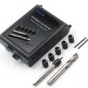 Spot Weld Cutter, Sheet Metal Hole Cutter, Punch Remover Panel Separator for Power Drill Welding Auto Body Work Tool, 3/8 Inch Drill Bit Tool (9-Pack)