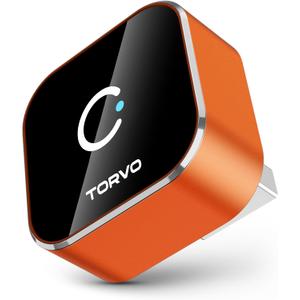 TORVO Mini Wireless CarPlay Adapter for Car Wireless Android Auto, Plug & Play USB-A/USB-C, 5GHz WiFi, OTA Update, CarPlay Adapter for iPhone, Wireless Car Play Dongle Compatible with 99% Cars