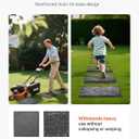 VEVOR Garden Stepping Stones, 8Pcs 15.5 x 15.5 in, Decorative Stepping Stones with Stakes, Weather-Resistant Plastic Pathway Pavers, Smooth Surface, Outdoor Walkway for Lawn Patio Landscape, Grey