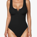 Popilush Bodysuits for Women Tummy Control Henley Going Out Shirts Button Down Body Suit Thong Tank Tops
XS