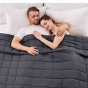 King Size Weighted Blanket for Adults (20 lbs, 80” x 87”, Black) Cooling Heavy Blanket for Sleeping Perfect for 190210 lbs, Breathable Blanket for Adults & Couple All Season, Machine Washable