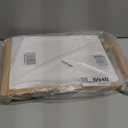 Bamboo Jewelry Display Stand Multiple Earrings Necklace Display Stand Holder Tabletop Display Boards Chains Organizer Holder Jewelry Storage Tray for Show (White, Large)