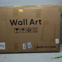 Large Framed Neutral Abstract Wall Art for Living Room Set of 2, 24x36 In, 24" W x 36" H x 2Pcs