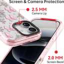 Bouvardia for iPhone 17 Case, Cute Girly Design for Women, Protective & Aesthetic, Bows & Flowers - Chamomiles