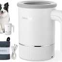 DOGNESS W02 Automatic Dog Paw Cleaner for Medium to Large Dogs (White)