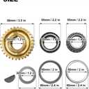 EATAKWARD MTD Troy-Bilt Horse Tiller Tine Shaft Worm Gear Replacement Kit, Replaces GW-11527 11527 GW-1064 1064