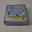 HOLYFUN Inflatable Pool Volleyball Floating Net Set Basketball Hoop with USA Flag Pattern, Summer Pool Water Games for Kids, Teens, Adults and Family