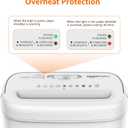 Amazon Basics 8-Sheet Cross Cut Paper and Credit Card Shredder for Security, Heavy Duty, White