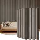 TONOR Wood Wall Panels for Interior Wall Decor, 4 Pack 47.2" x 23.6"(31ft) Wood Slat Acoustic Panels, Soundproof Wall Panels for Noise Cancelling and Decoration, Living Room, Bedroom, Office, Gray
