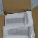 6 Pack Floating Shelf Brackets, 6 Inch Heavy Duty Industrial Shelf Bracket, Black Metal L Brackets for Shelves Support DIY(1/5 Inch Thicked)