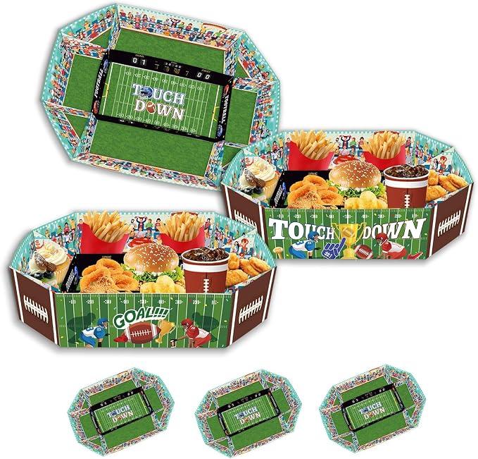 Football Tray 23.6x17 inch tailgate and sport events