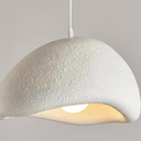 SEEAIRSHOP Scandinavian Pendant Light Kitchen Island Beige White Concrete Cement Look Pendant Light Dome Hanging Lamp Wabi Sabi Chandelier - Large