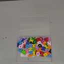 Large Letter Beads 52 Pcs Paracord Beads Acrylic Colorful Bubble Big Alphabet Bead Large Hole Chunky Letter Bead for Keychains Bag Charm Kit Phone Chains Bracelets Necklaces Shoelaces