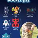 Silicone Rolling Fidget Toys for Kids & Teens 6 Packs Boys and Girls Quiet Sensory Toys for Concentrate Stress Relief Autism PTSD ADHD