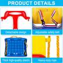 Toddler Swing, 3-in-1 Swing Sets for Backyard, Baby Swing Outdoor/Indoor, Toddler Swing Set Suitable for Children 6 Months and Older